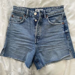 Zara denim shorts